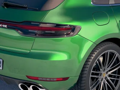 Porsche Macan Turbo 2019 3D model