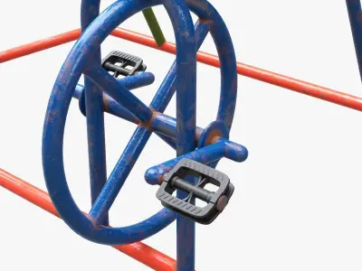 Playground bicycles 3D model