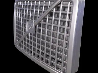 VOLVO VNL TRACTOR TRUCK 2002 FRONT GRILL 3D print model
