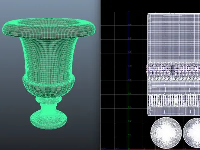 Medici Vase 3d model 3D model