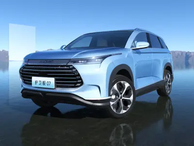 BYD Frigate 07 DM-i 2023 With interior 3D model