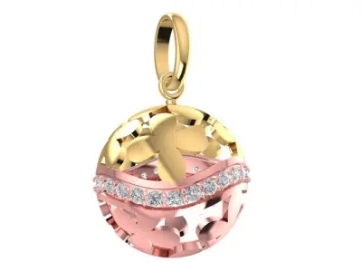 Elegant Sphere Pendant Jewelry  1745 3D print model