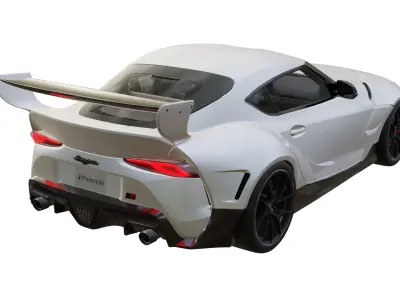 toyota supra pandem Low-poly 3D model