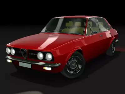 Alfa Romeo Alfetta 1973 3D model