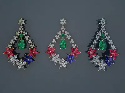 Pendant jewelry 3D model - Star Islands 3D print model