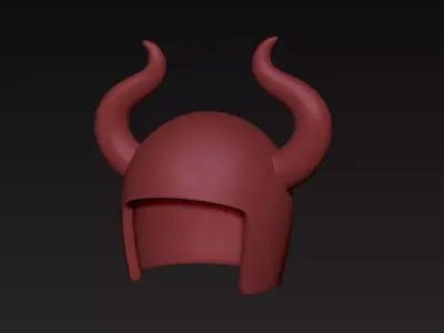 Bull Helmet 3D print model
