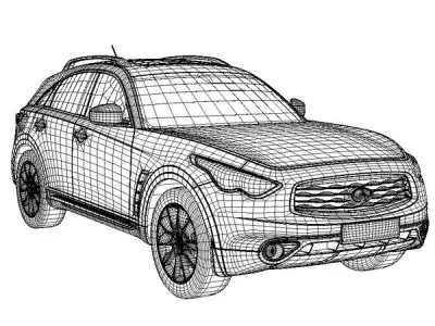 Infiniti FX 3D model