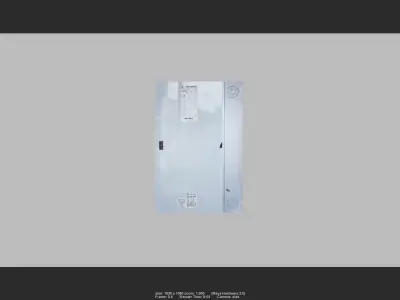 Consumer Unit 01 Low-poly 3D model