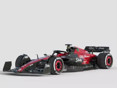 F1 Alfa Romeo C43 2023 Low-poly 3D model