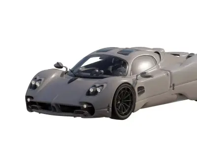 Pagani Utopia with interior  3D model