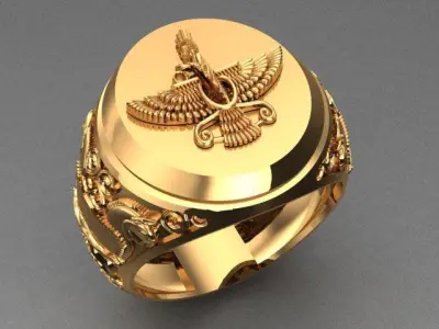 Farahvar ring 4 3D print model