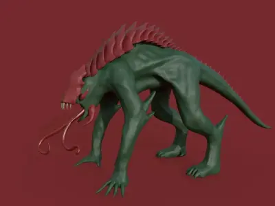 3d mania creature 3D model