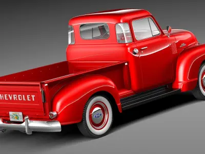 Chevrolet 3100 Pickup 1954 3D model