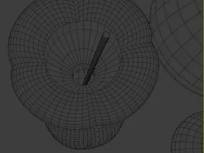 FLOWER VASE Low-poly 3D model