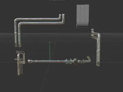 Pipes Free 3D model