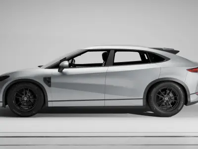 BYD Song L Low-poly 3D model