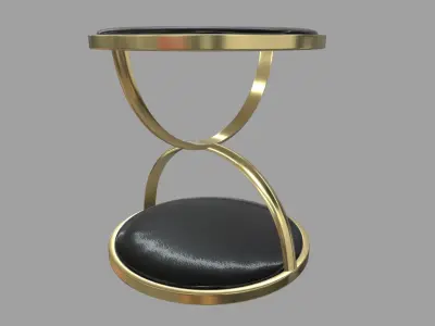 Modern Luxury Table 02 Low-poly 3D model