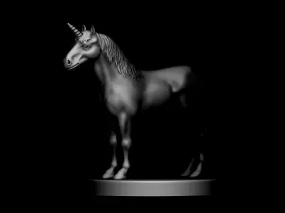 unicorn horse 3d print model 3D print model