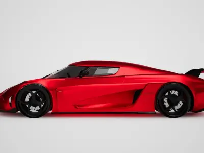Koenigsegg Regera Low-poly 3D model