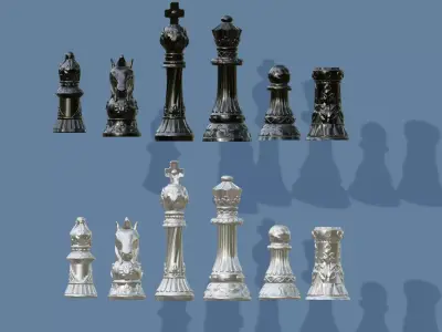 CHESS SET 3D model