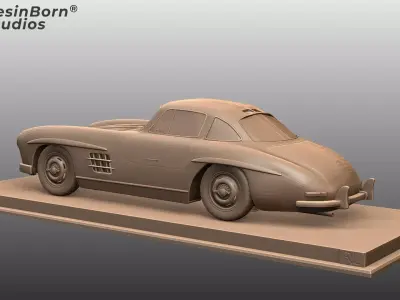 Mercedes-Benz 300 SL Gullwing Coupe W198 3D print model