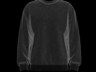 Mens Sweatshirt 3d Model 3D model