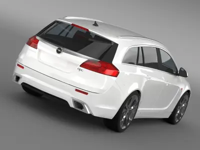 Opel Insignia OPC Line Sports Tourer 2013 3D model