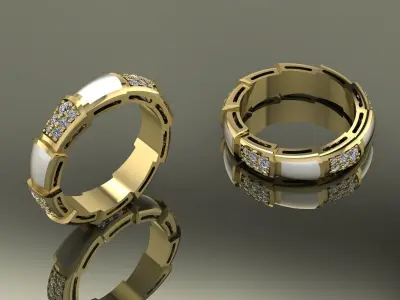 Bvlgari Ring serpenti viper 3D print model