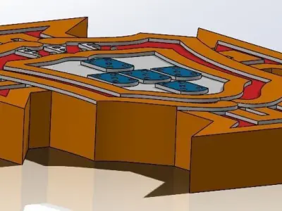 Portuguese National Football Team Emblem 3D print model