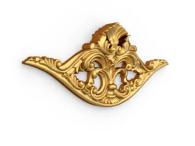 Classic decor ornament 309 3D model