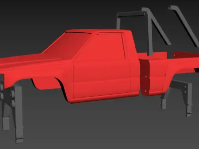 HILUX BODY RC PRINTABLE CAR BODY 3D print model