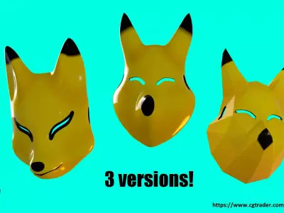 Keaton Mask 3D print model