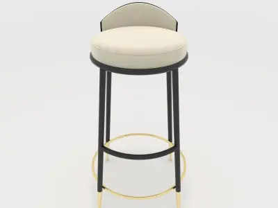 Bar Stool 45 3D model