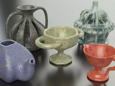 Granitic Pottery 3D model