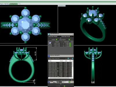 3D CAD NJ-1543-Ring 3D print model