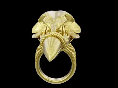 Bird Ring 3D print model