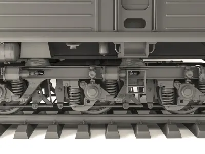 Soviet diesel locomotive 2TE116 3D model