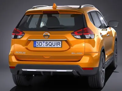 Nissan Rogue 2017 3D model