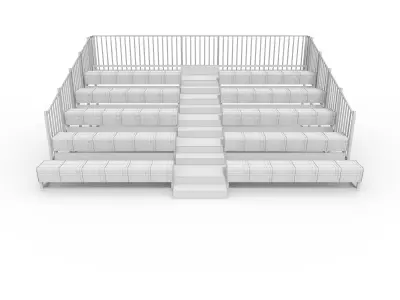 Bleachers 53 3D model