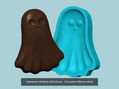 08 Halloween Moldings Collection - Chocolate Silicone Mold