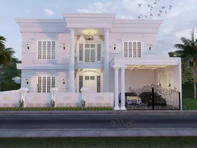 Luxury 2 Floor house design  3D model