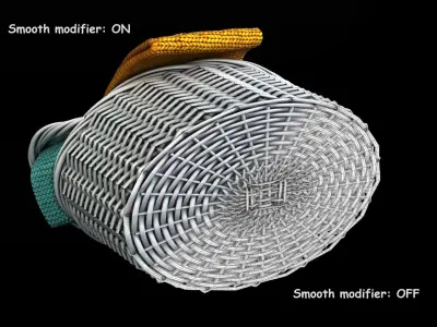Laundry Basket Free 3D model
