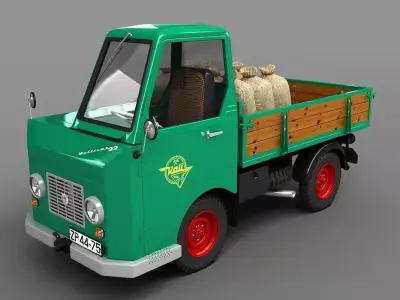 Multicar M22  1964   Kali 3D model