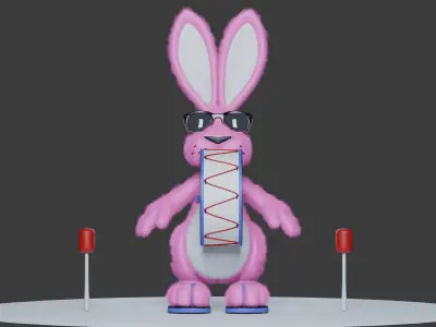 Energizer Bunny 3D Model 3D model