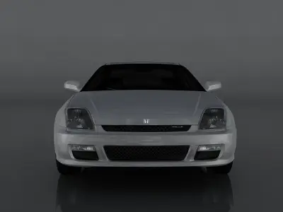 Honda Prelude Low-poly 3D model