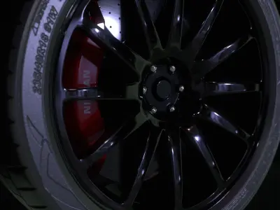 Nissan GTR Real Time Model 3D model