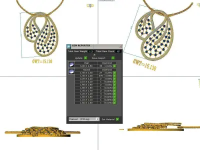 FASION  PENDANT 3D model buy