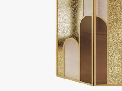 Decorative arched partition 3D model