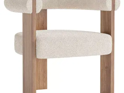 Eldon Dining Chair 3D model