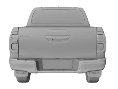 Toyota Hilux 2020 3D print model